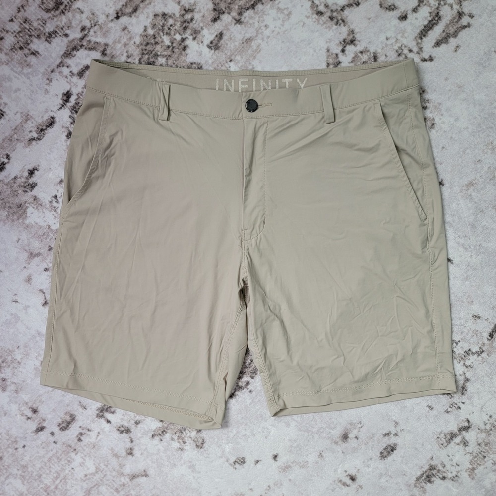 Infinity Linearflex Performance Short Men's 36 Tan Stretch Golf